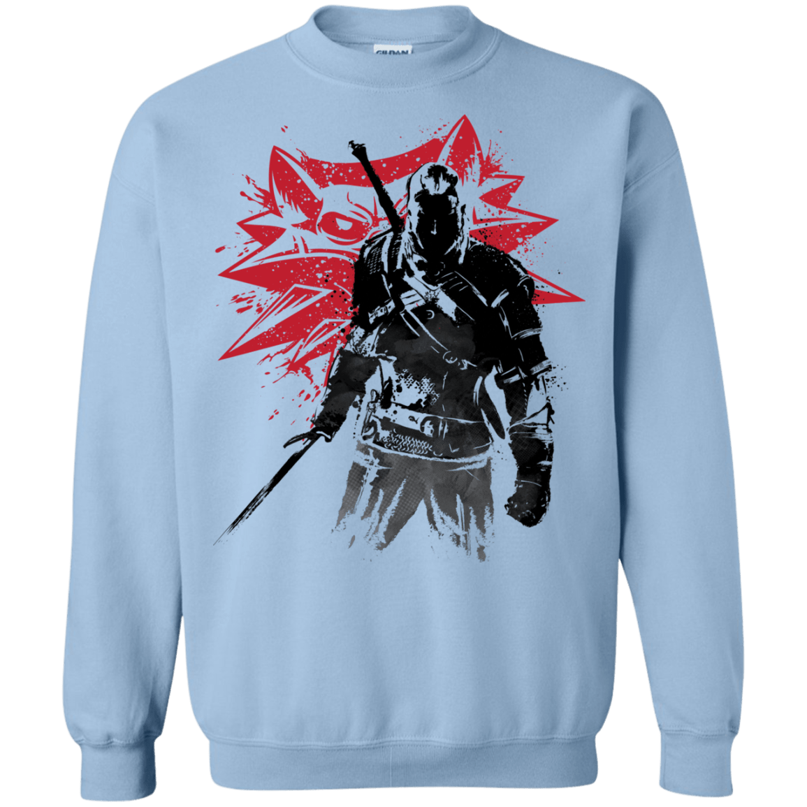 Sweatshirts Light Blue / Small The Witcher Sumie Crewneck Sweatshirt