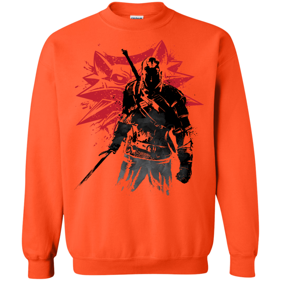 Sweatshirts Orange / Small The Witcher Sumie Crewneck Sweatshirt