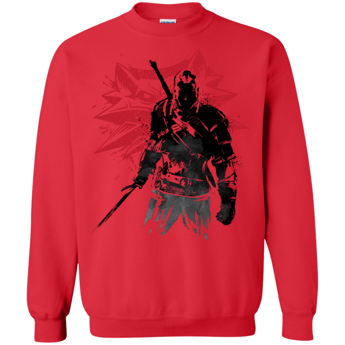 Sweatshirts Red / Small The Witcher Sumie Crewneck Sweatshirt