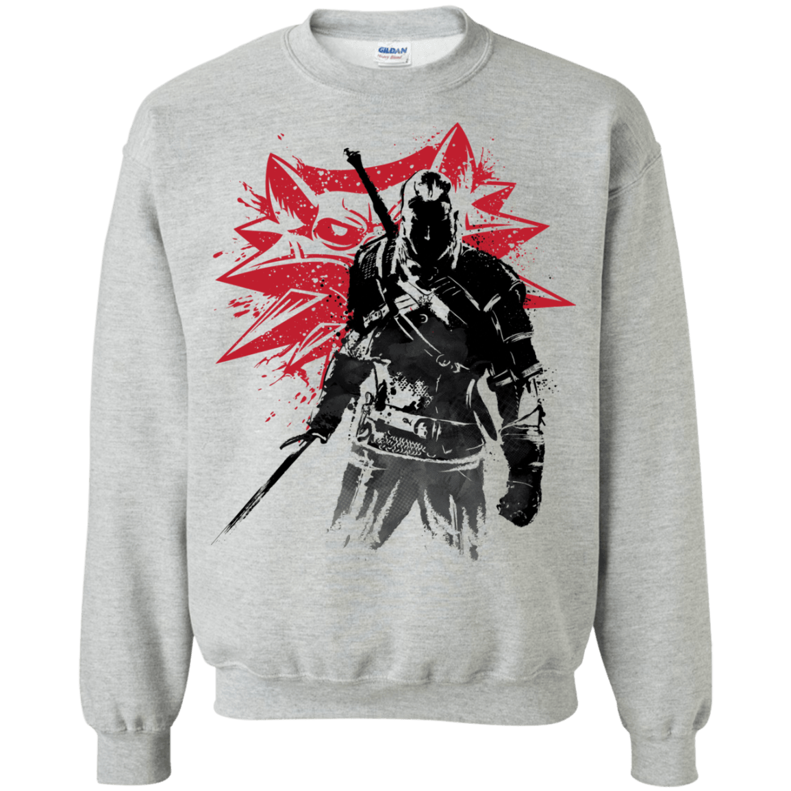 Sweatshirts Sport Grey / Small The Witcher Sumie Crewneck Sweatshirt