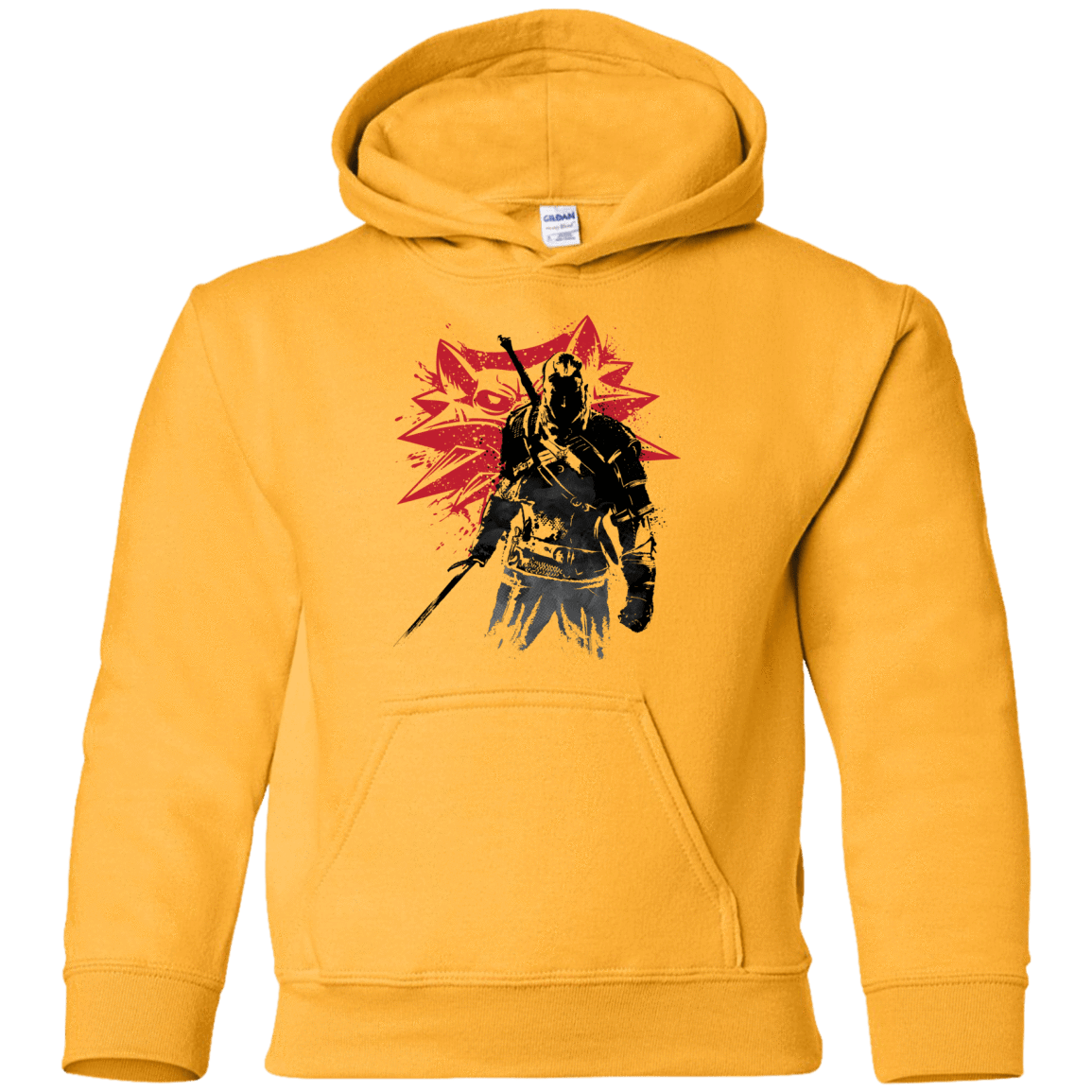 Sweatshirts Gold / YS The Witcher Sumie Youth Hoodie