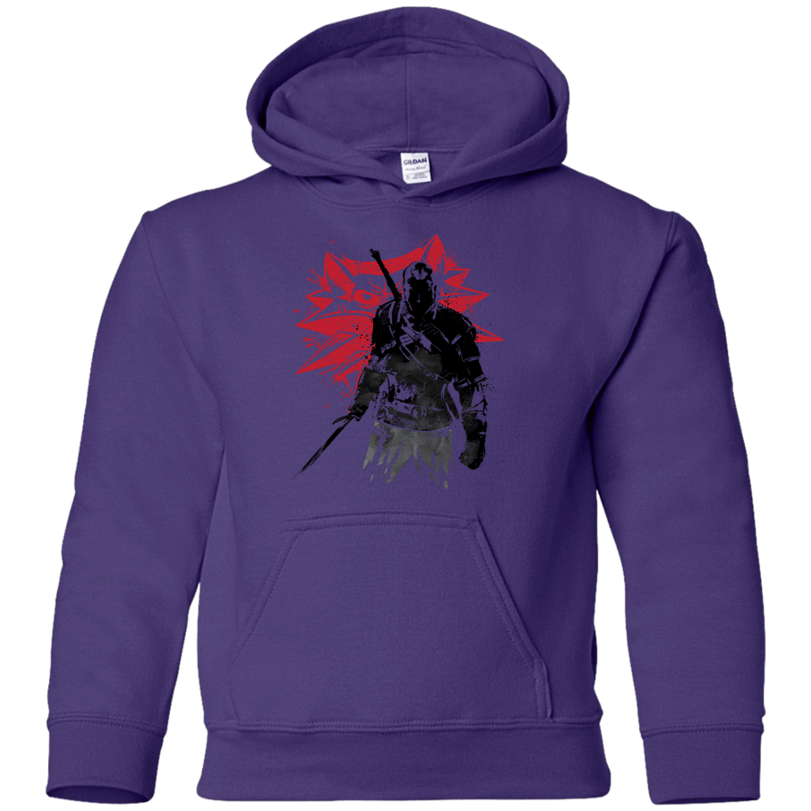 Sweatshirts Purple / YS The Witcher Sumie Youth Hoodie