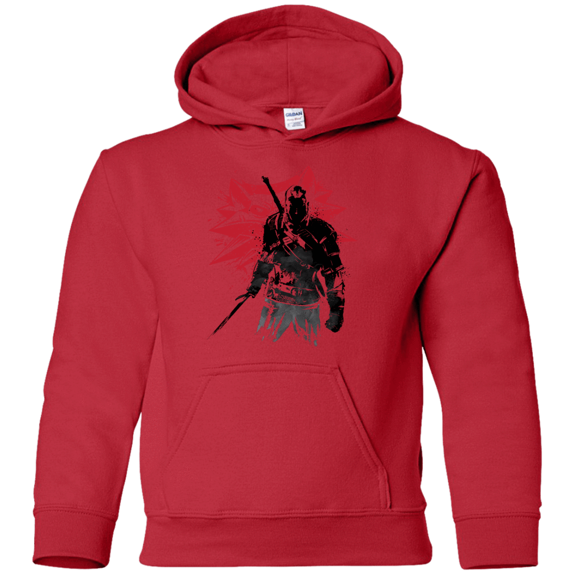 Sweatshirts Red / YS The Witcher Sumie Youth Hoodie