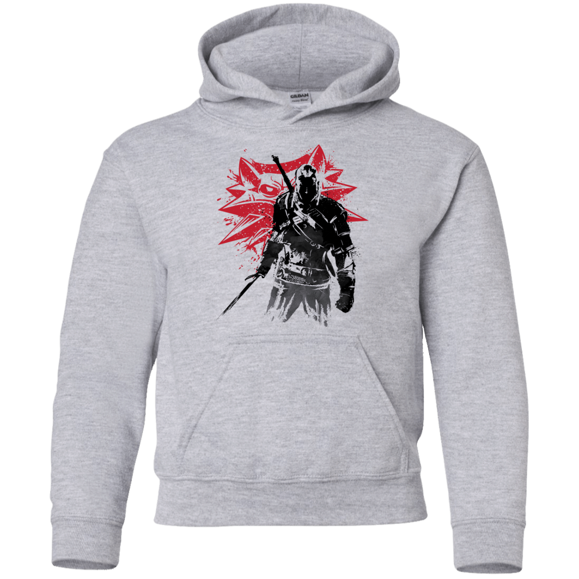 Sweatshirts Sport Grey / YS The Witcher Sumie Youth Hoodie