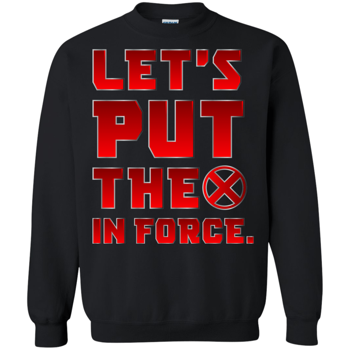 Sweatshirts Black / S The X In Force Crewneck Sweatshirt