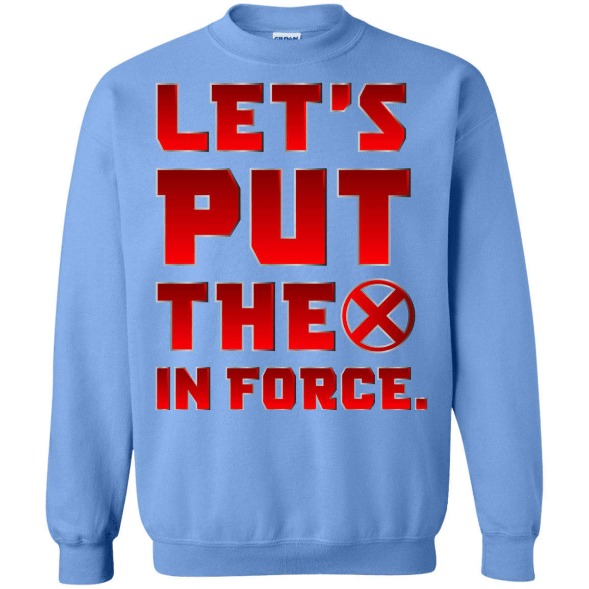 Sweatshirts Carolina Blue / S The X In Force Crewneck Sweatshirt