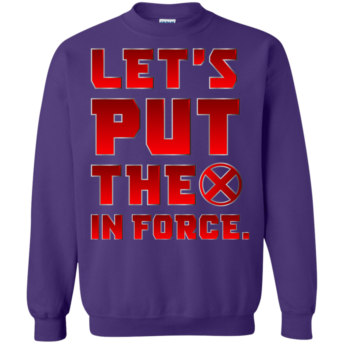 Sweatshirts Purple / S The X In Force Crewneck Sweatshirt