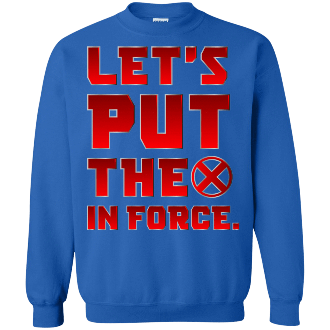 Sweatshirts Royal / S The X In Force Crewneck Sweatshirt