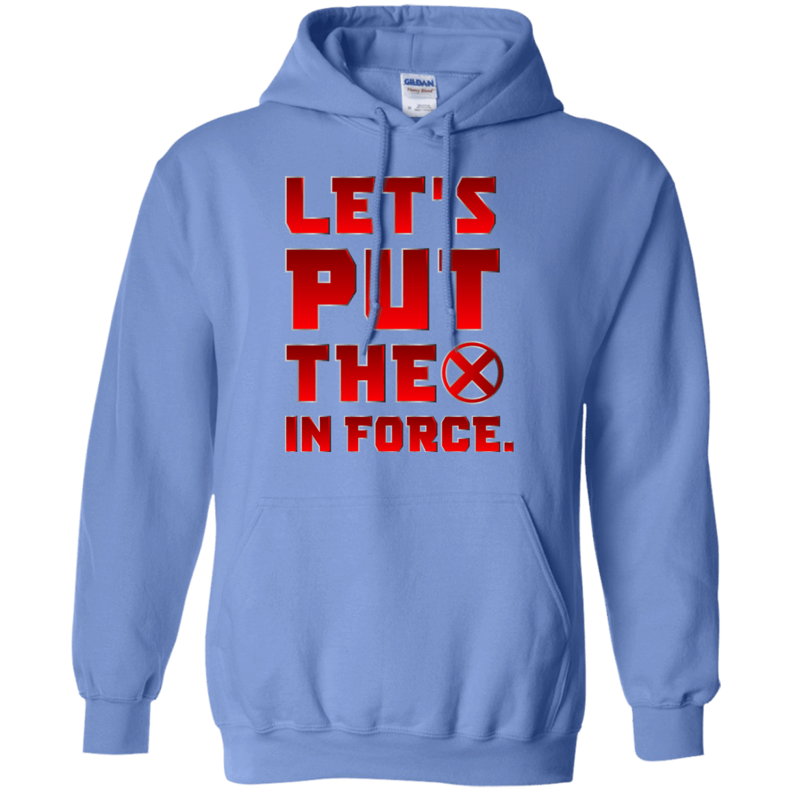 Sweatshirts Carolina Blue / S The X In Force Pullover Hoodie