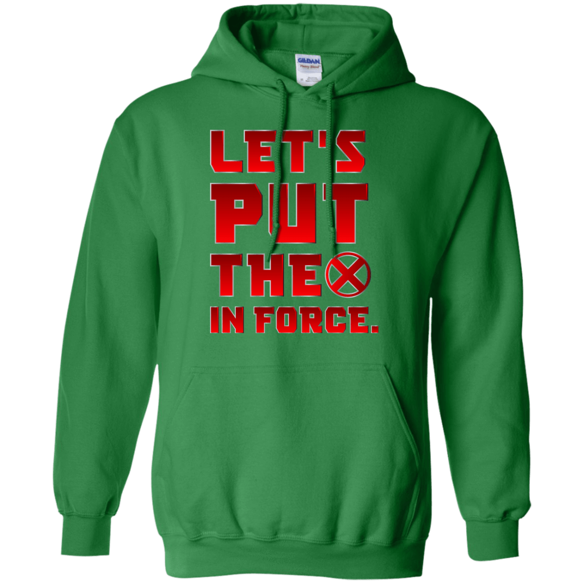 Sweatshirts Irish Green / S The X In Force Pullover Hoodie