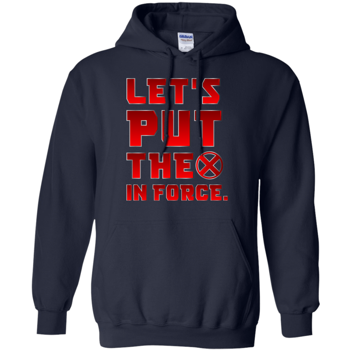 Sweatshirts Navy / S The X In Force Pullover Hoodie