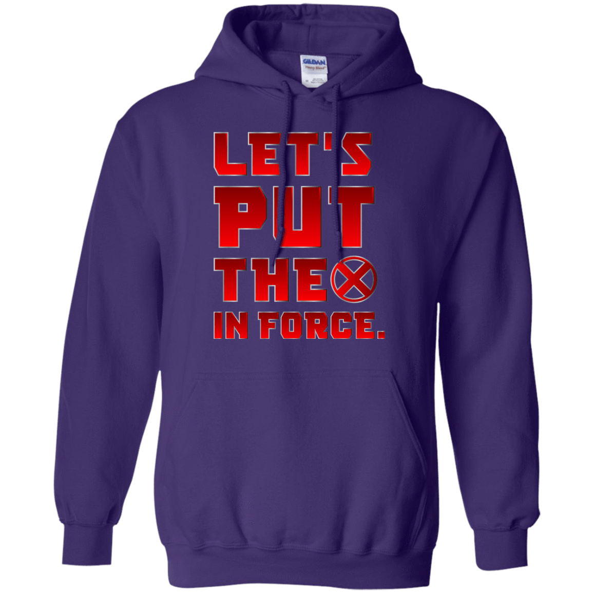 Sweatshirts Purple / S The X In Force Pullover Hoodie