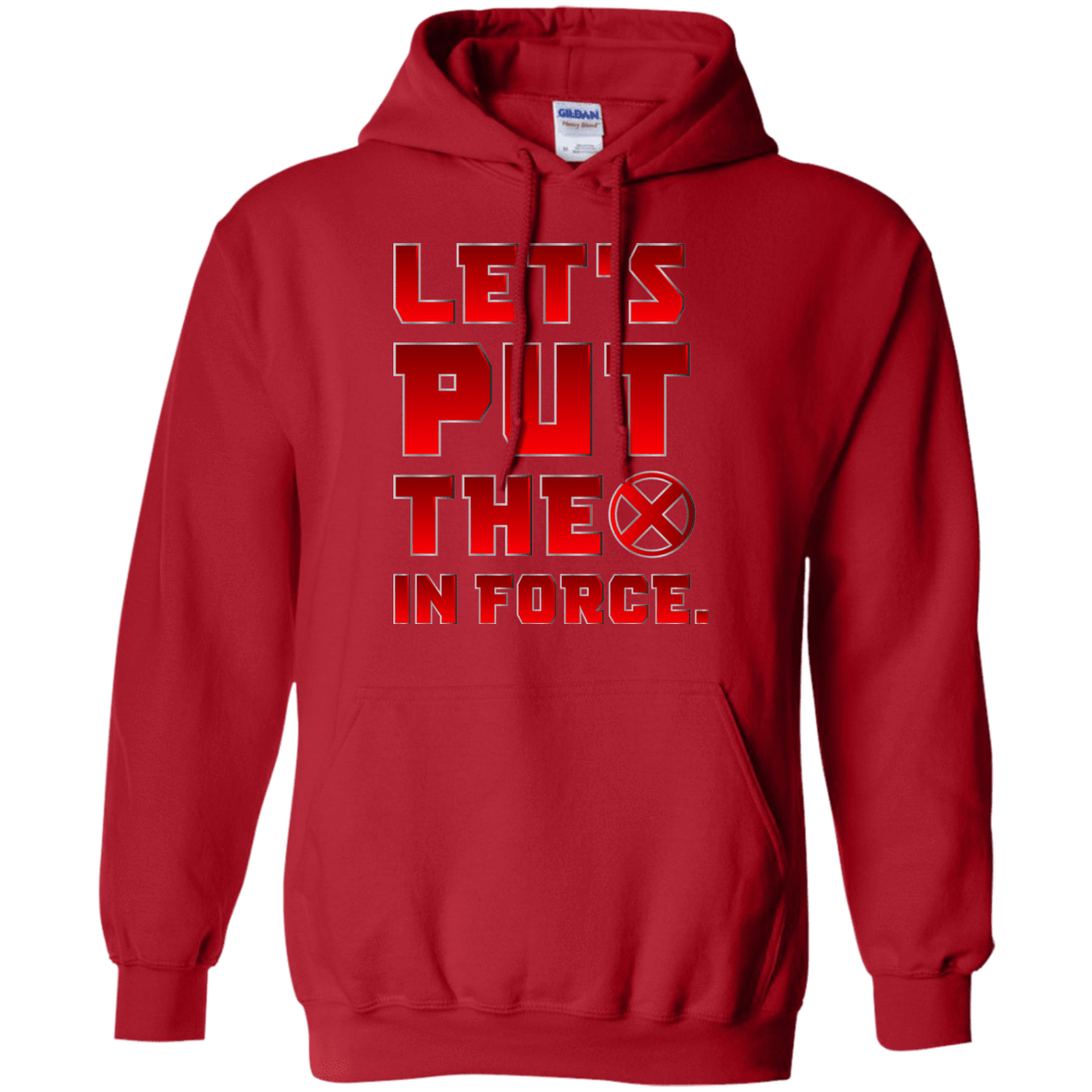 Sweatshirts Red / S The X In Force Pullover Hoodie