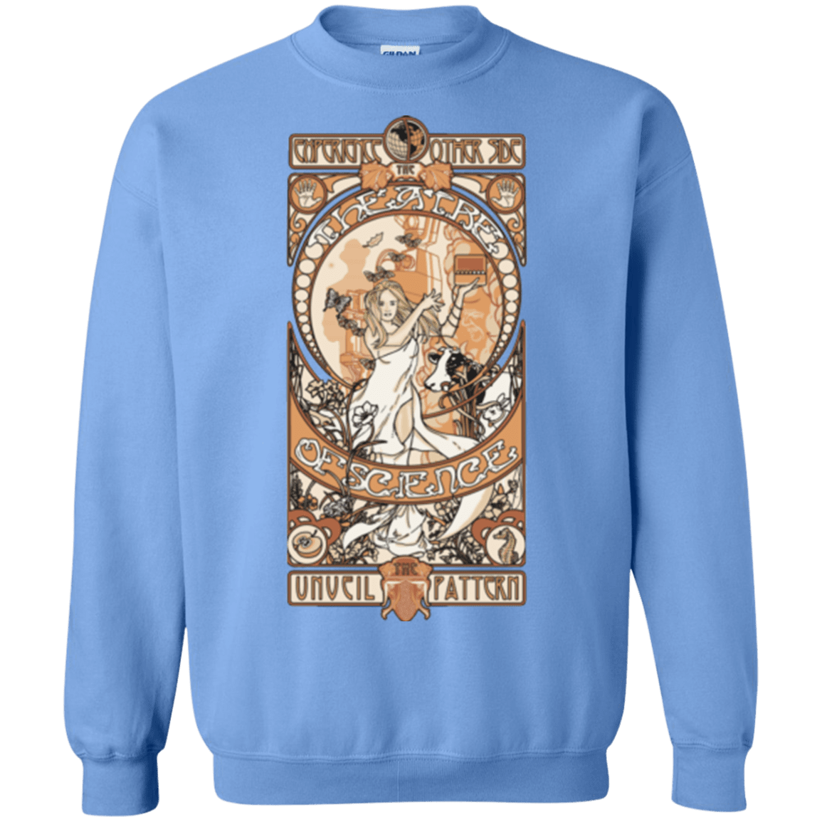 Sweatshirts Carolina Blue / Small Theatre of science Crewneck Sweatshirt