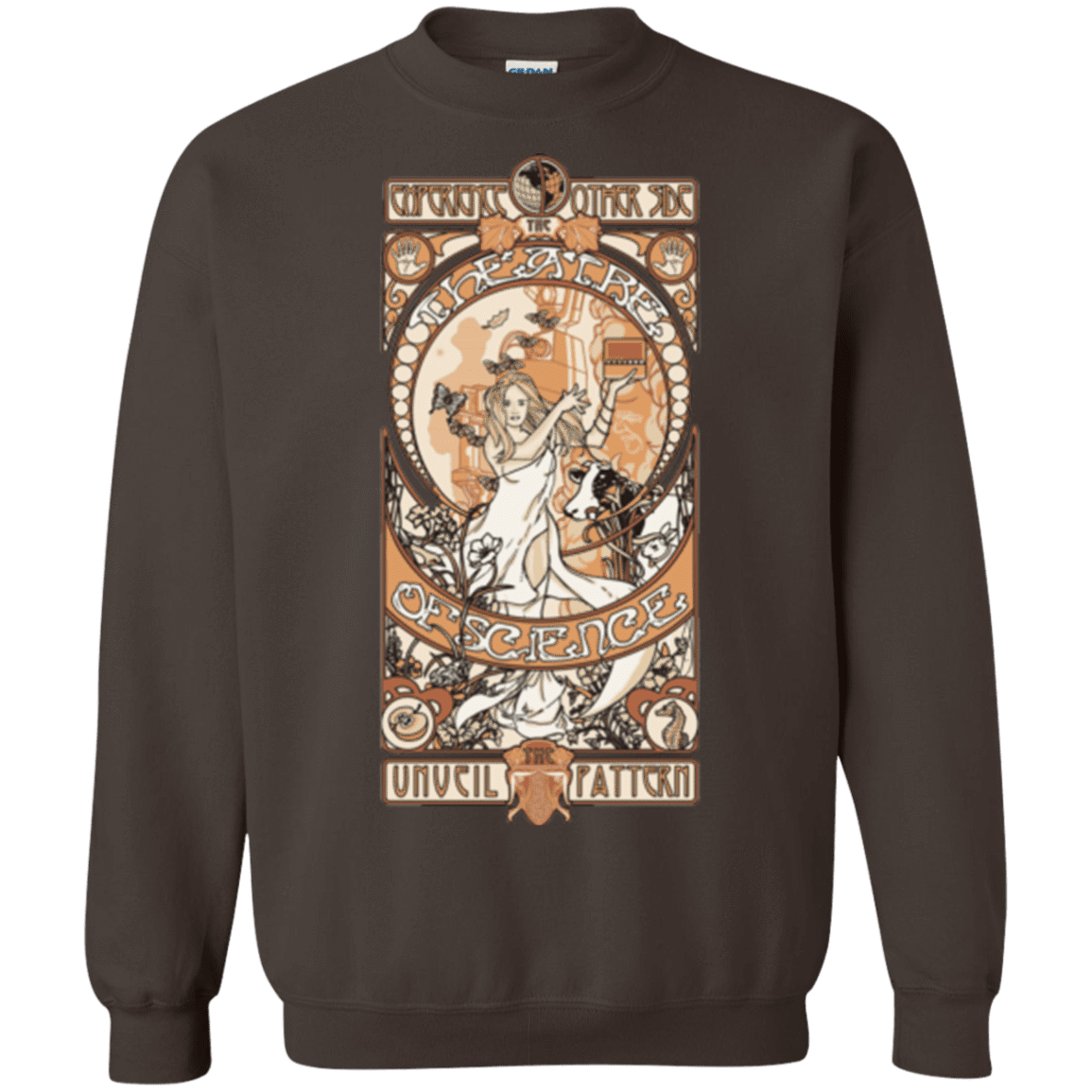 Sweatshirts Dark Chocolate / Small Theatre of science Crewneck Sweatshirt