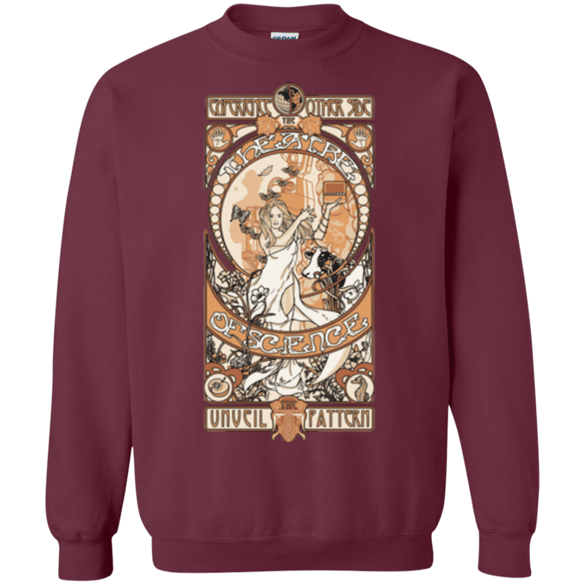 Sweatshirts Maroon / Small Theatre of science Crewneck Sweatshirt