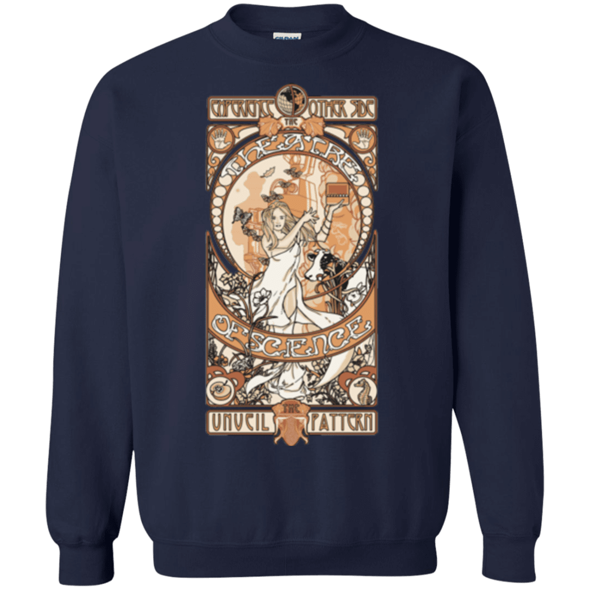 Sweatshirts Navy / Small Theatre of science Crewneck Sweatshirt