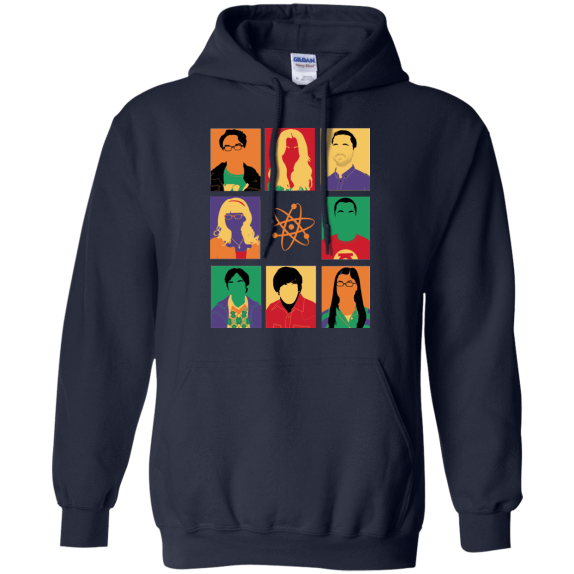 Sweatshirts Navy / Small Theory pop Pullover Hoodie