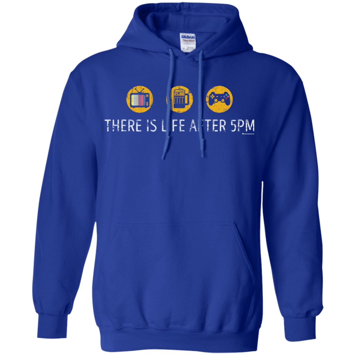 Sweatshirts Royal / Small There Is Life After 5PM Pullover Hoodie