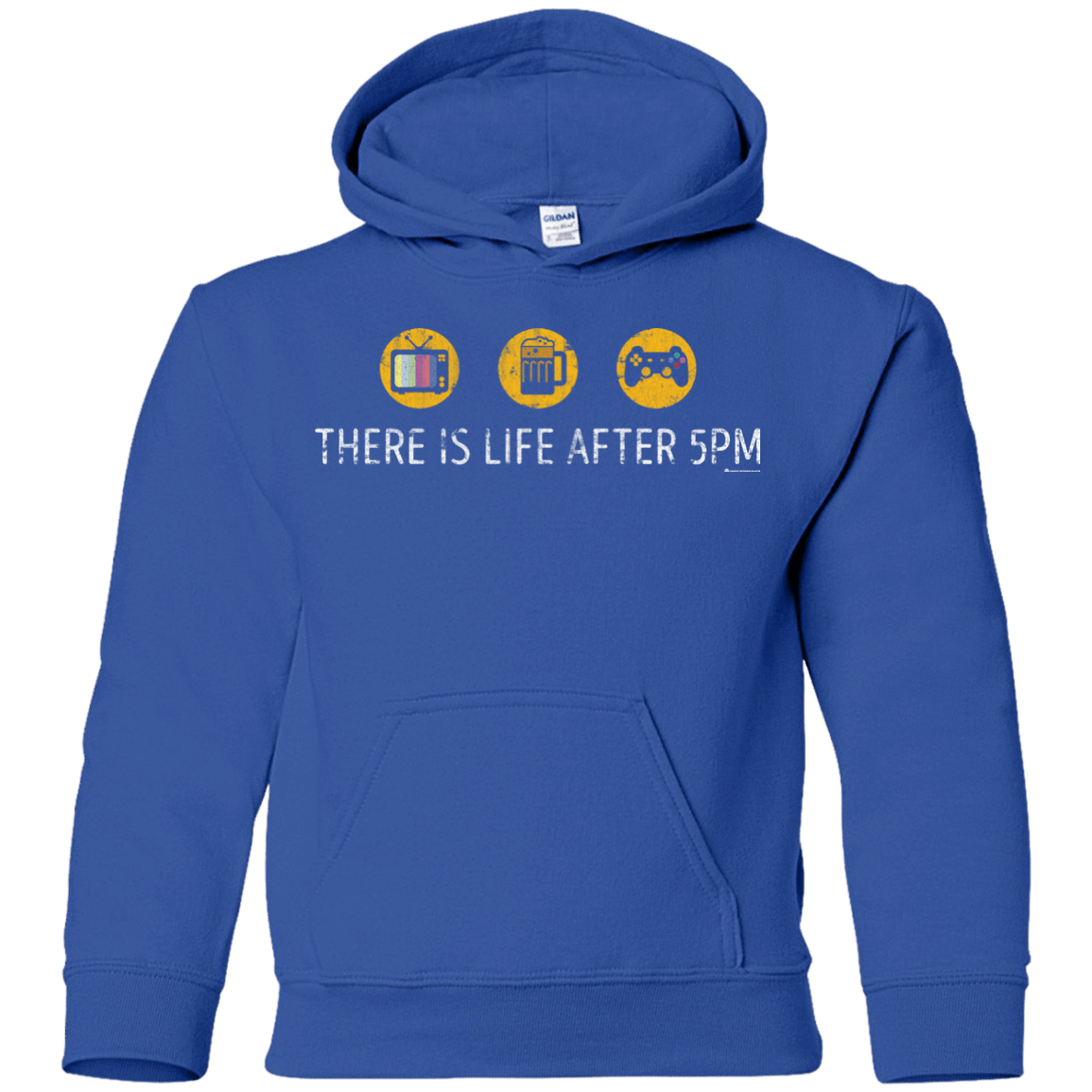 Sweatshirts Royal / YS There Is Life After 5PM Youth Hoodie