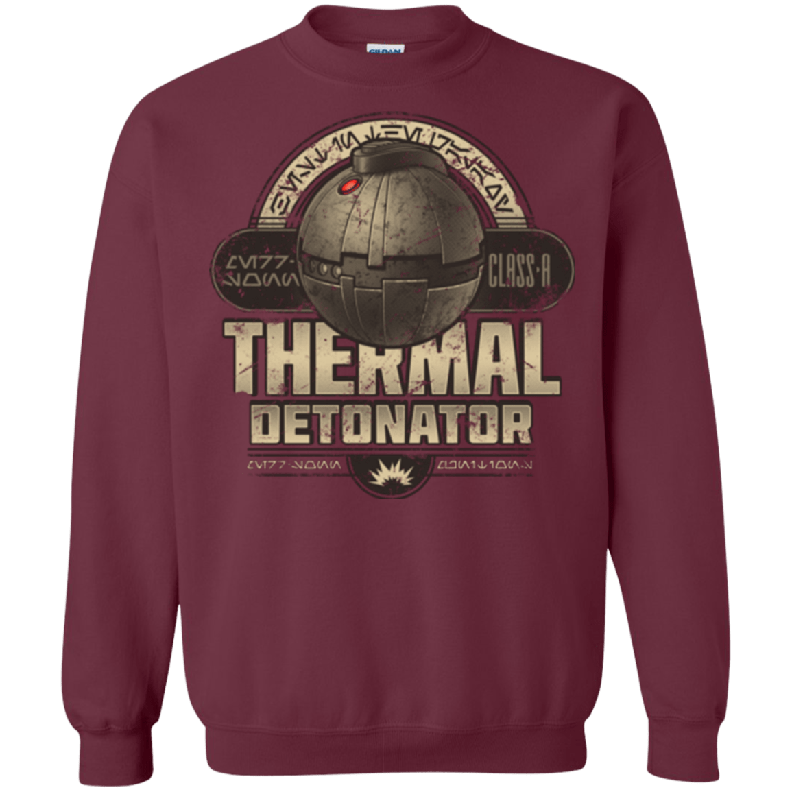 Sweatshirts Maroon / S Therma Detonator Crewneck Sweatshirt