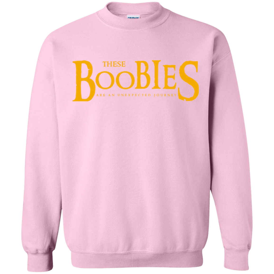 Sweatshirts Light Pink / Small These boobies Crewneck Sweatshirt