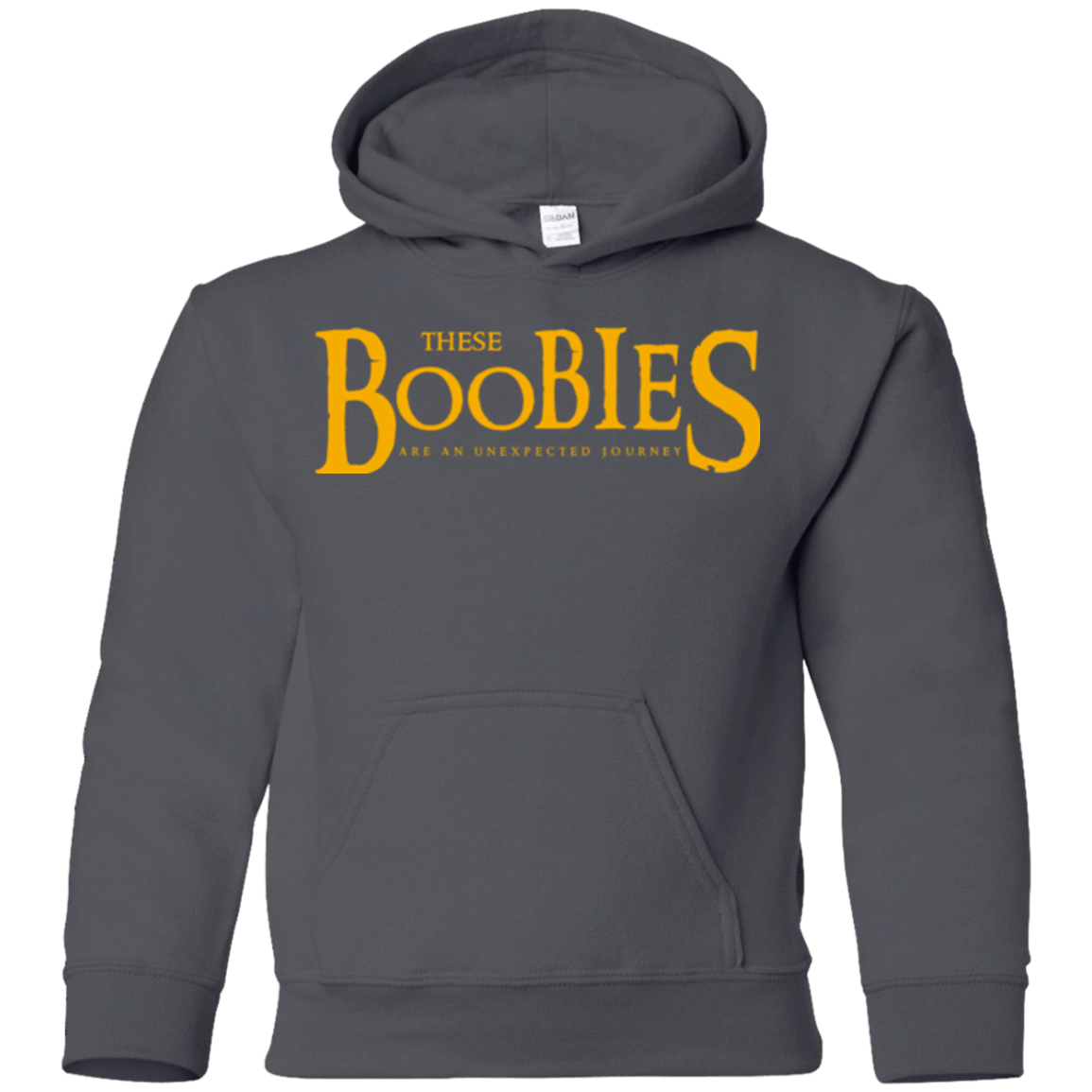 Sweatshirts Charcoal / YS These boobies Youth Hoodie