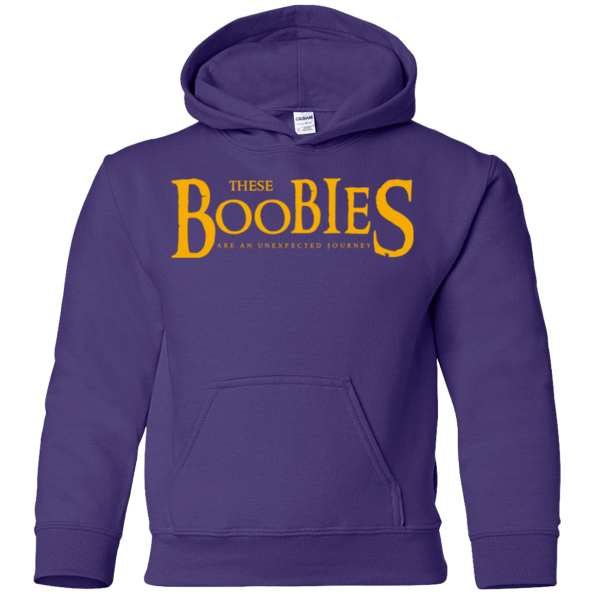 Sweatshirts Purple / YS These boobies Youth Hoodie
