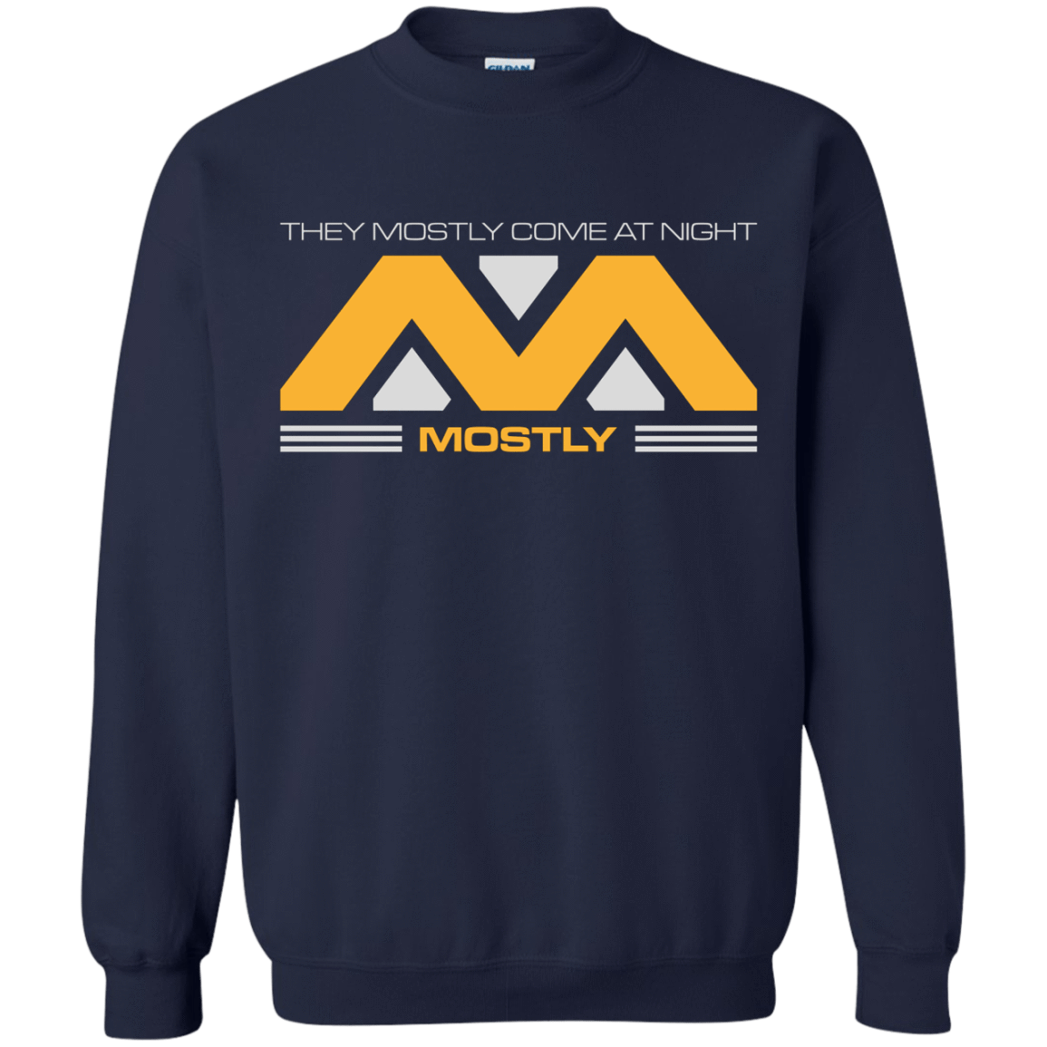Sweatshirts Navy / Small They Mostly Come At Night Mostly Crewneck Sweatshirt