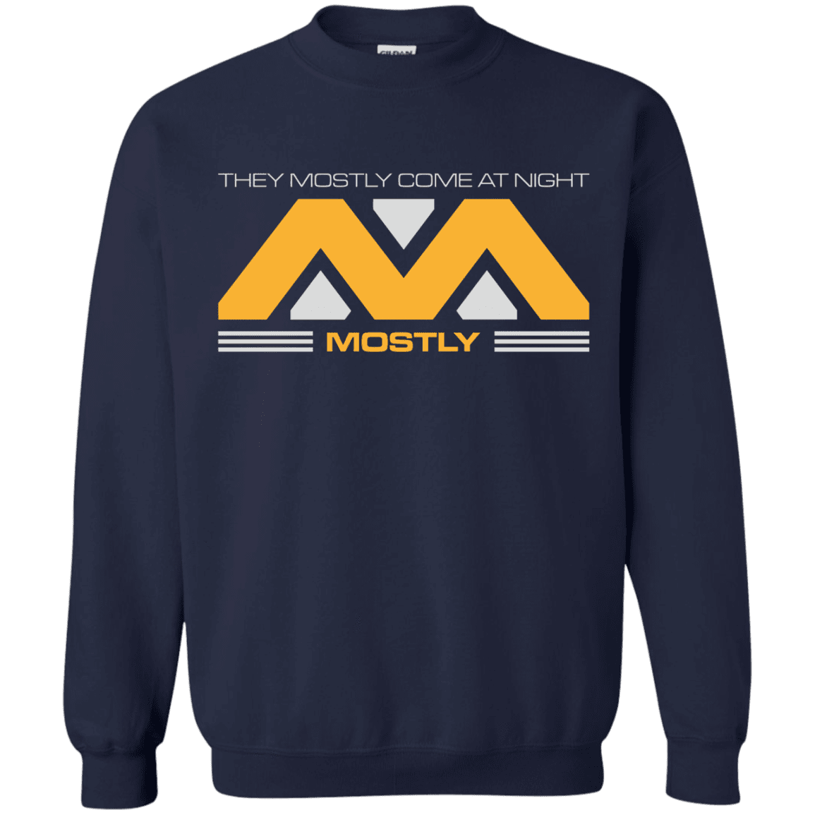 Sweatshirts Navy / Small They Mostly Come At Night Mostly Crewneck Sweatshirt