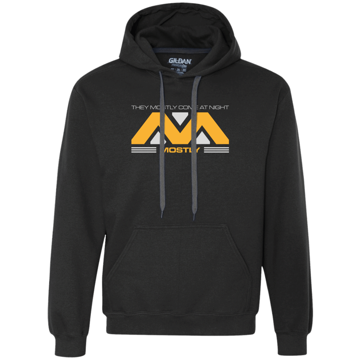 Sweatshirts Black / Small They Mostly Come At Night Mostly Premium Fleece Hoodie