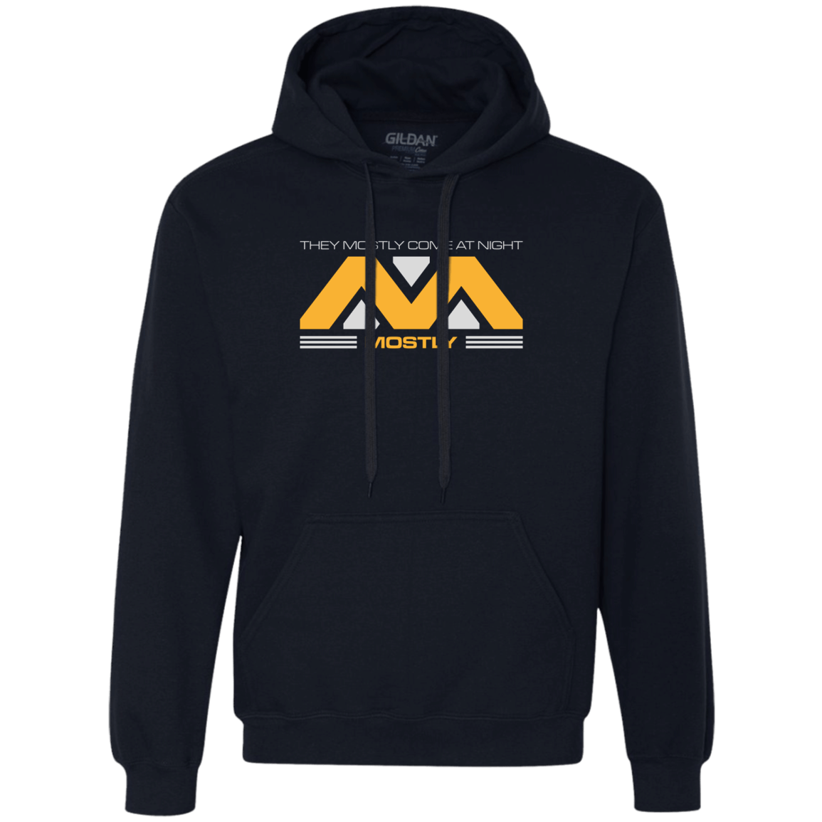 Sweatshirts Navy / Small They Mostly Come At Night Mostly Premium Fleece Hoodie