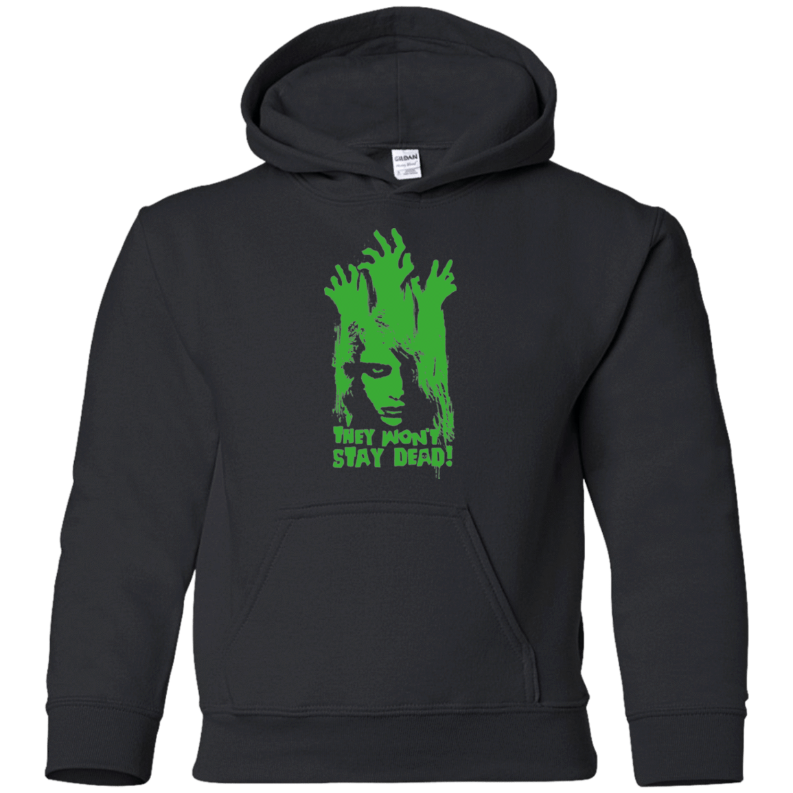 Sweatshirts Black / YS They Wont Stay Dead Youth Hoodie