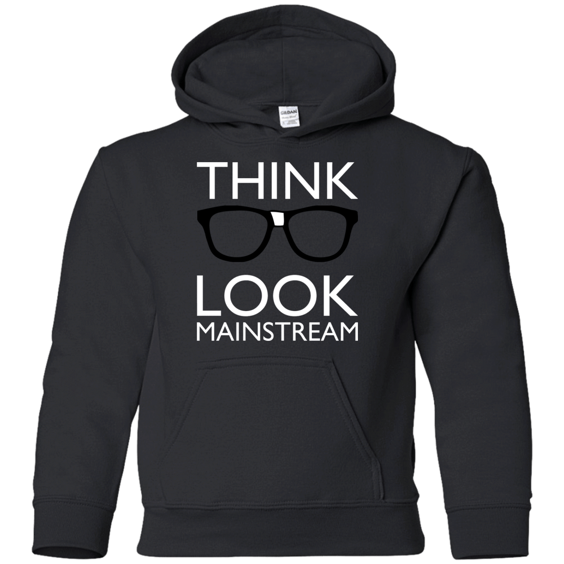 Sweatshirts Black / YS Think Nerd Youth Hoodie