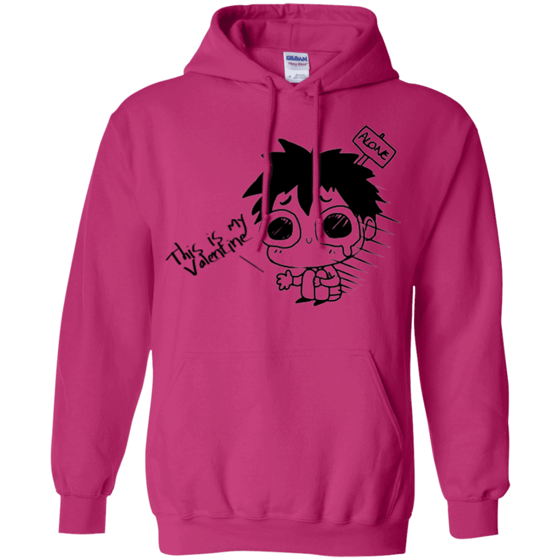 Sweatshirts Heliconia / Small This is my Valentine Pullover Hoodie