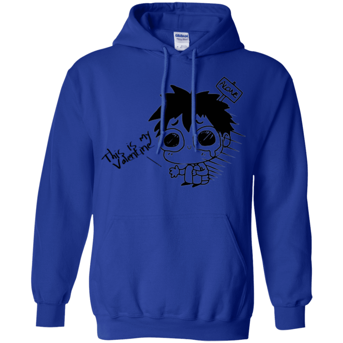 Sweatshirts Royal / Small This is my Valentine Pullover Hoodie