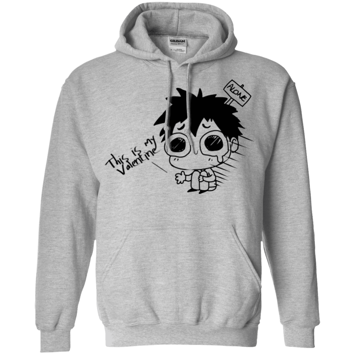 Sweatshirts Sport Grey / Small This is my Valentine Pullover Hoodie