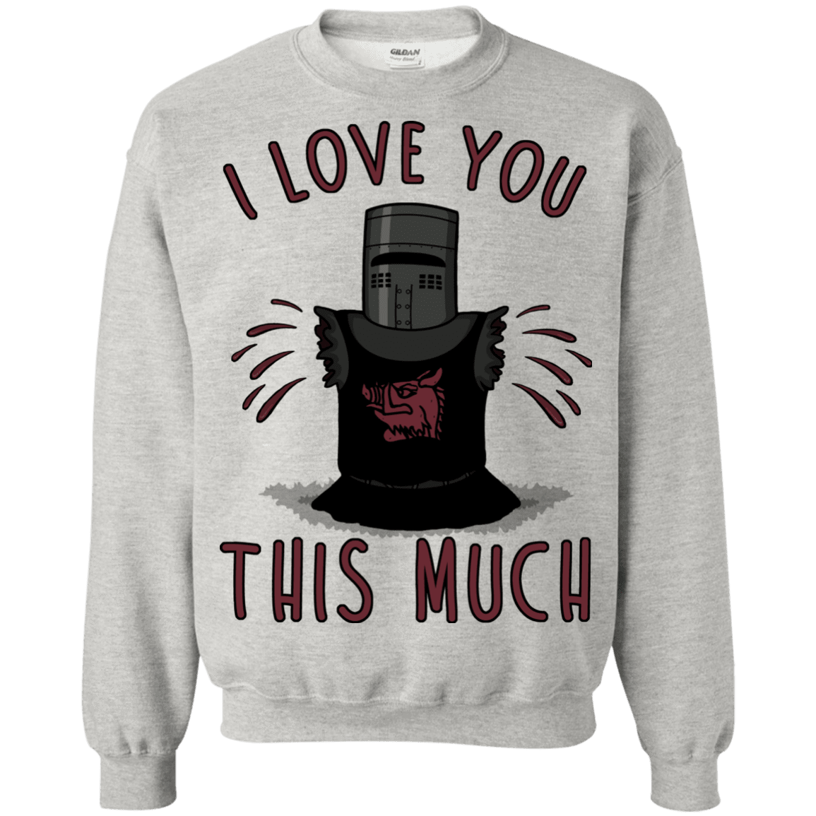 Sweatshirts Ash / Small This much Crewneck Sweatshirt