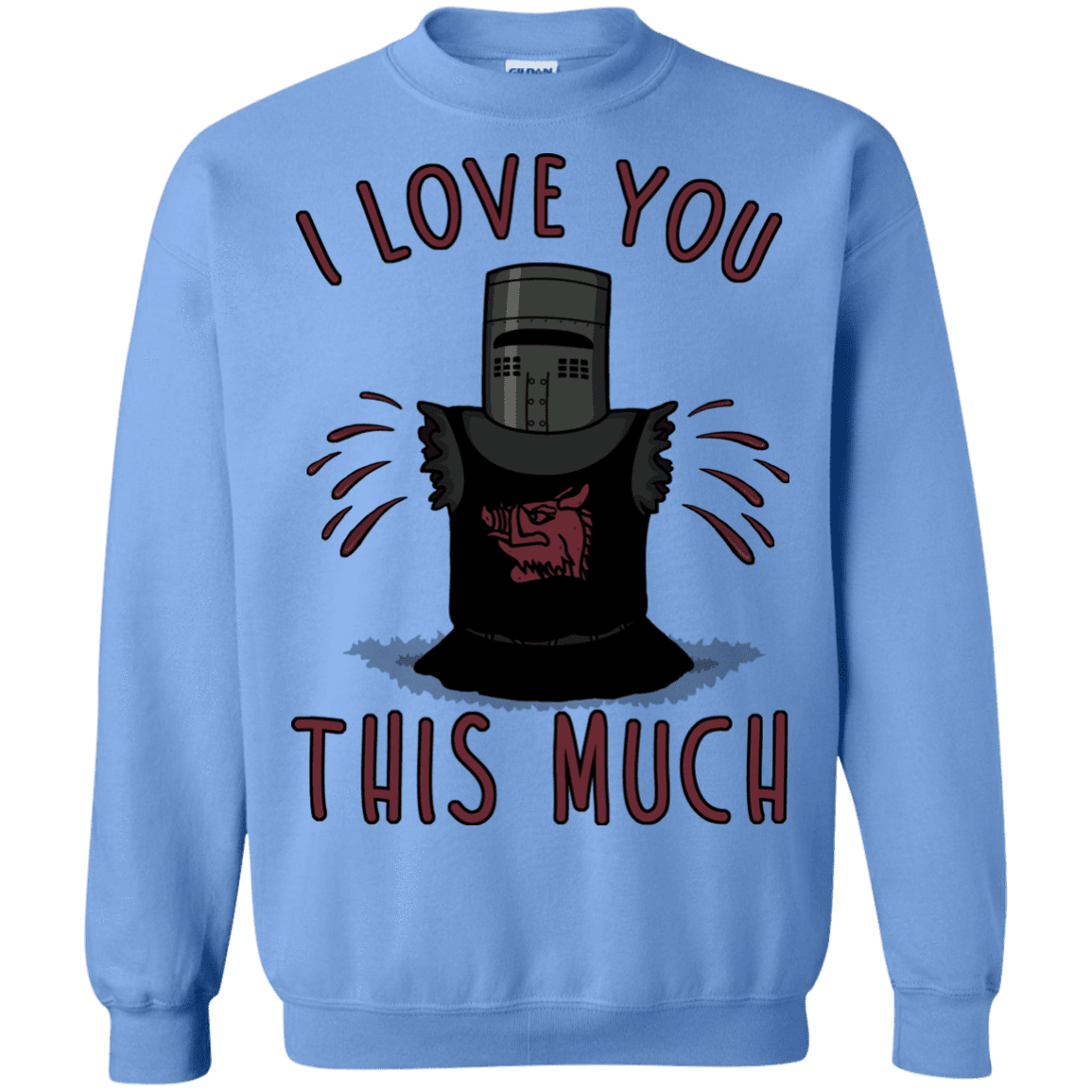 Sweatshirts Carolina Blue / Small This much Crewneck Sweatshirt
