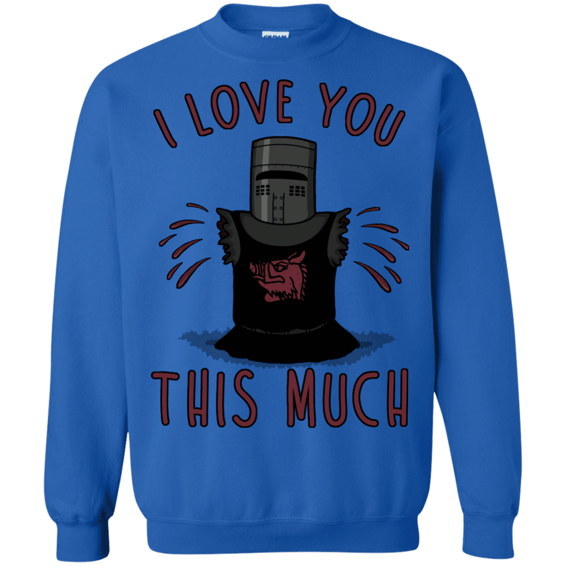 Sweatshirts Royal / Small This much Crewneck Sweatshirt