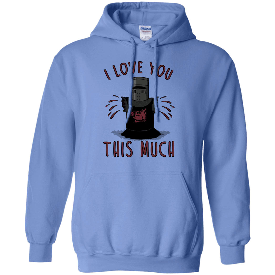 Sweatshirts Carolina Blue / Small This much Pullover Hoodie