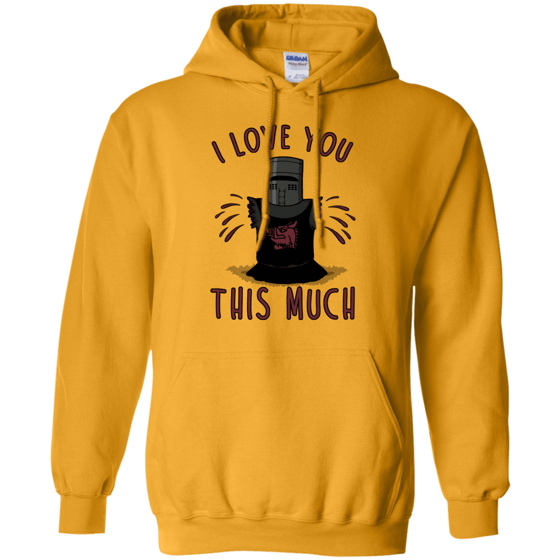 Sweatshirts Gold / Small This much Pullover Hoodie