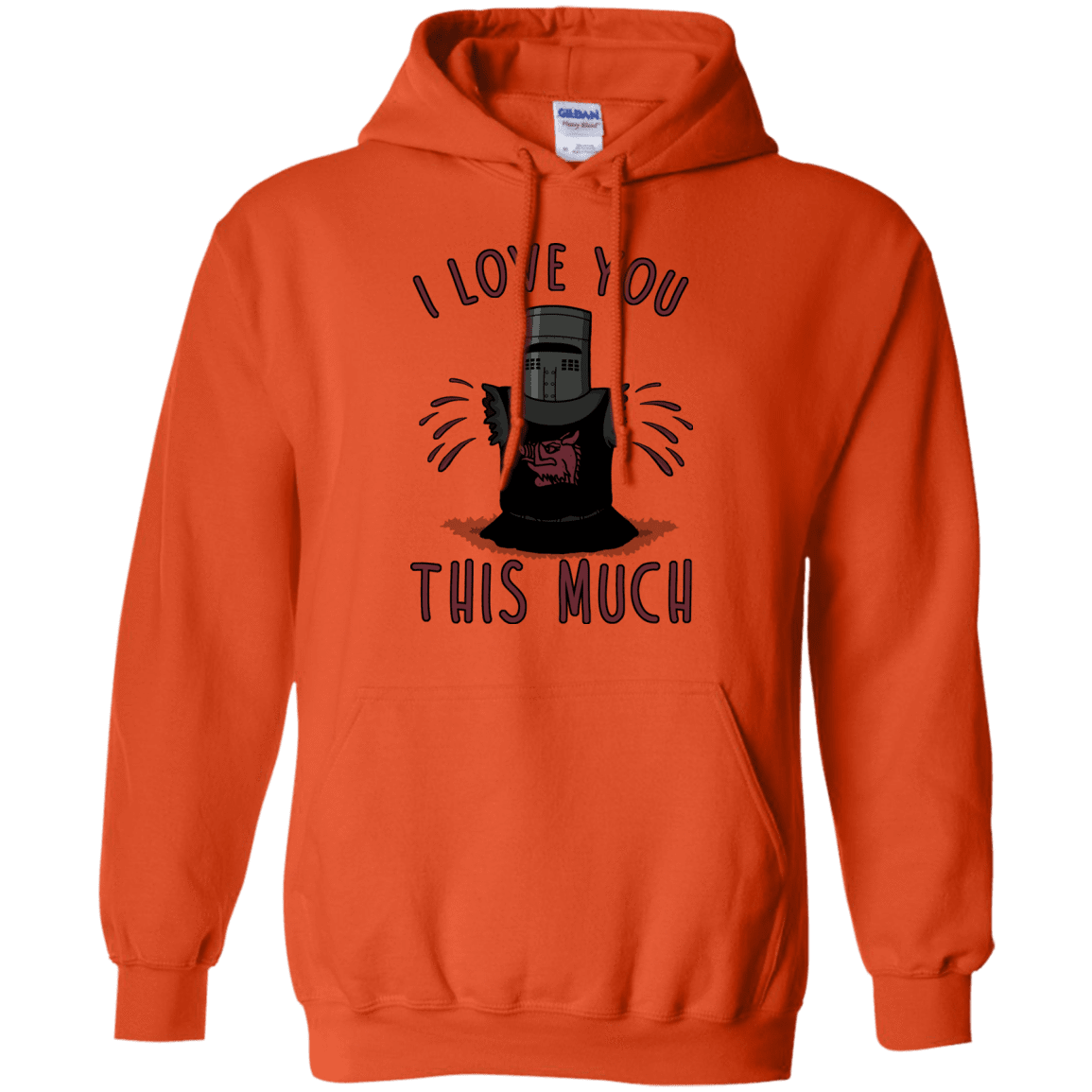 Sweatshirts Orange / Small This much Pullover Hoodie