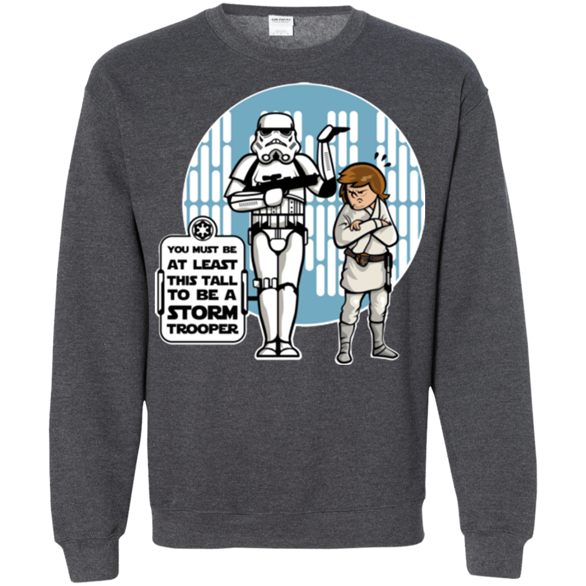 Sweatshirts Dark Heather / Small This Tall Crewneck Sweatshirt