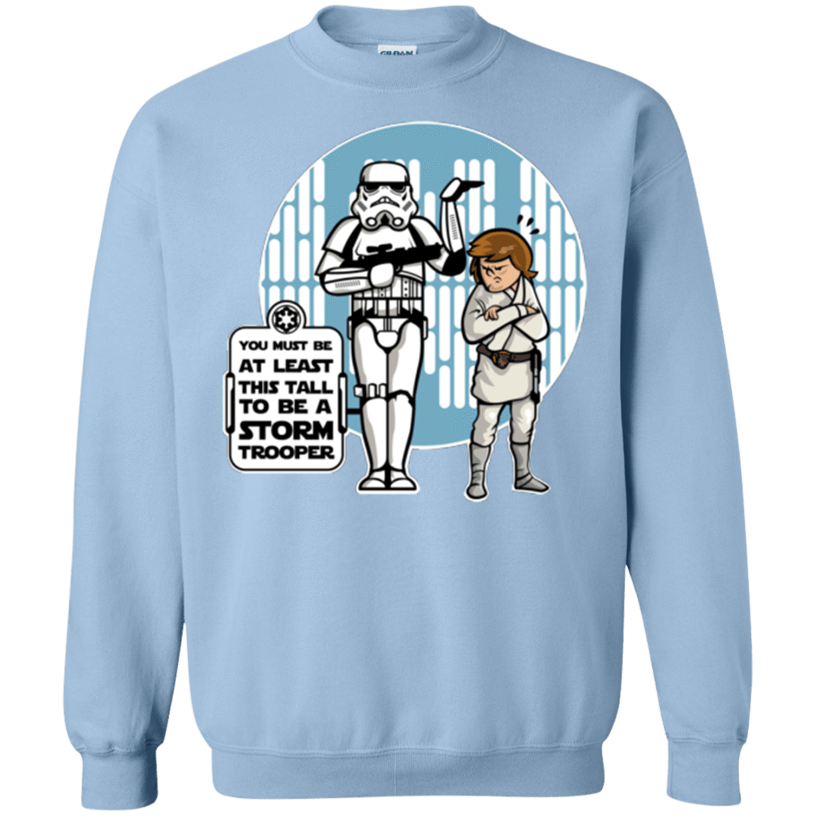 Sweatshirts Light Blue / Small This Tall Crewneck Sweatshirt