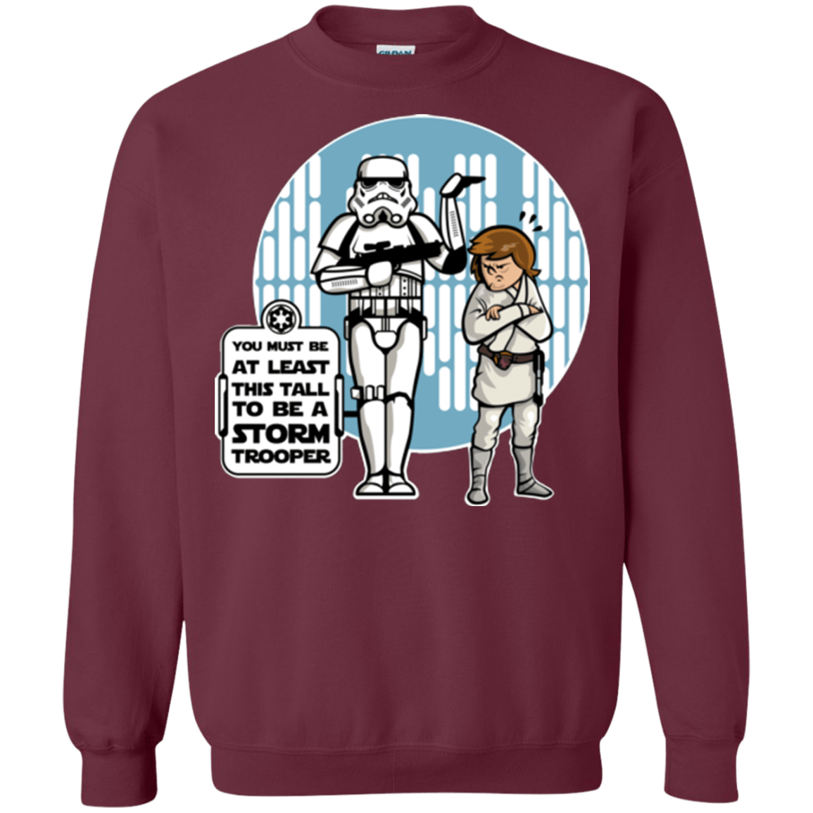 Sweatshirts Maroon / Small This Tall Crewneck Sweatshirt