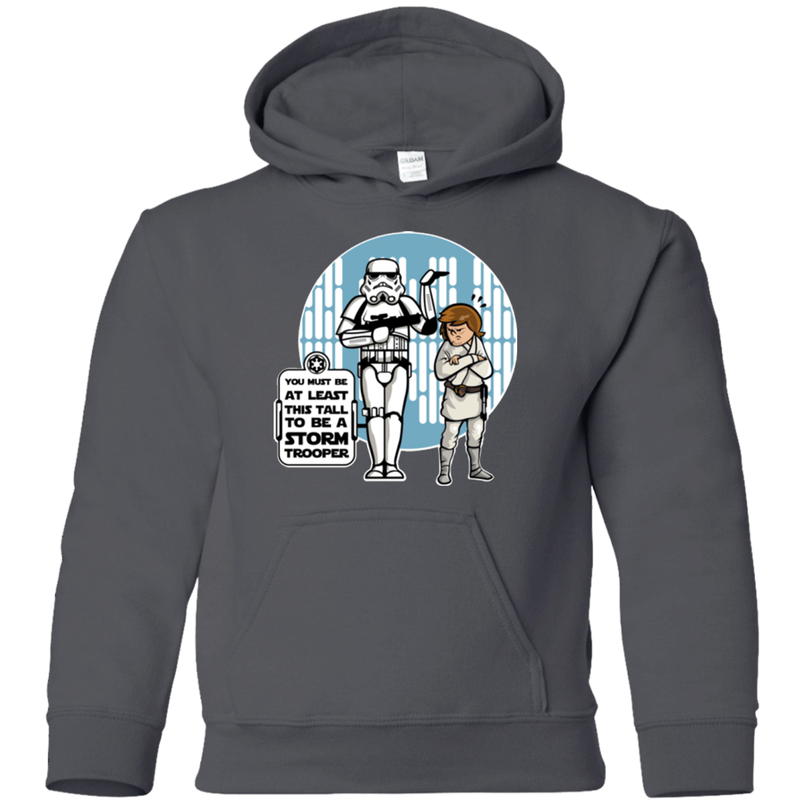 Sweatshirts Charcoal / YS This Tall Youth Hoodie