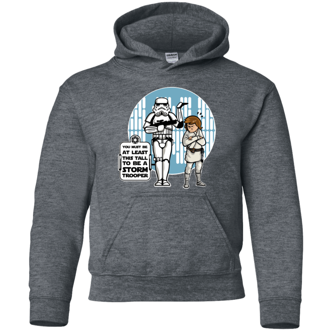 Sweatshirts Dark Heather / YS This Tall Youth Hoodie