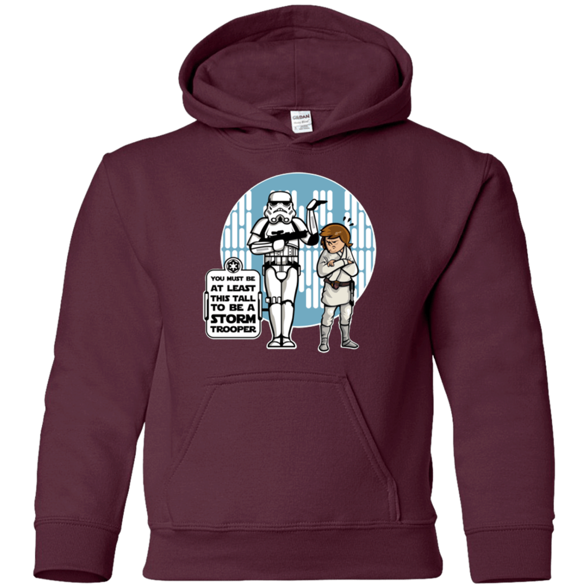 Sweatshirts Maroon / YS This Tall Youth Hoodie