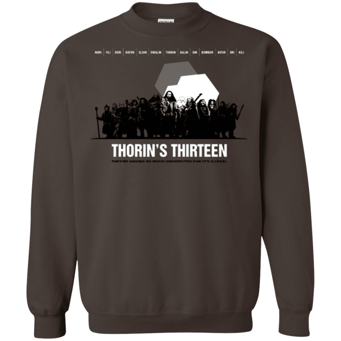 Sweatshirts Dark Chocolate / Small Thorin's Thirteen Crewneck Sweatshirt